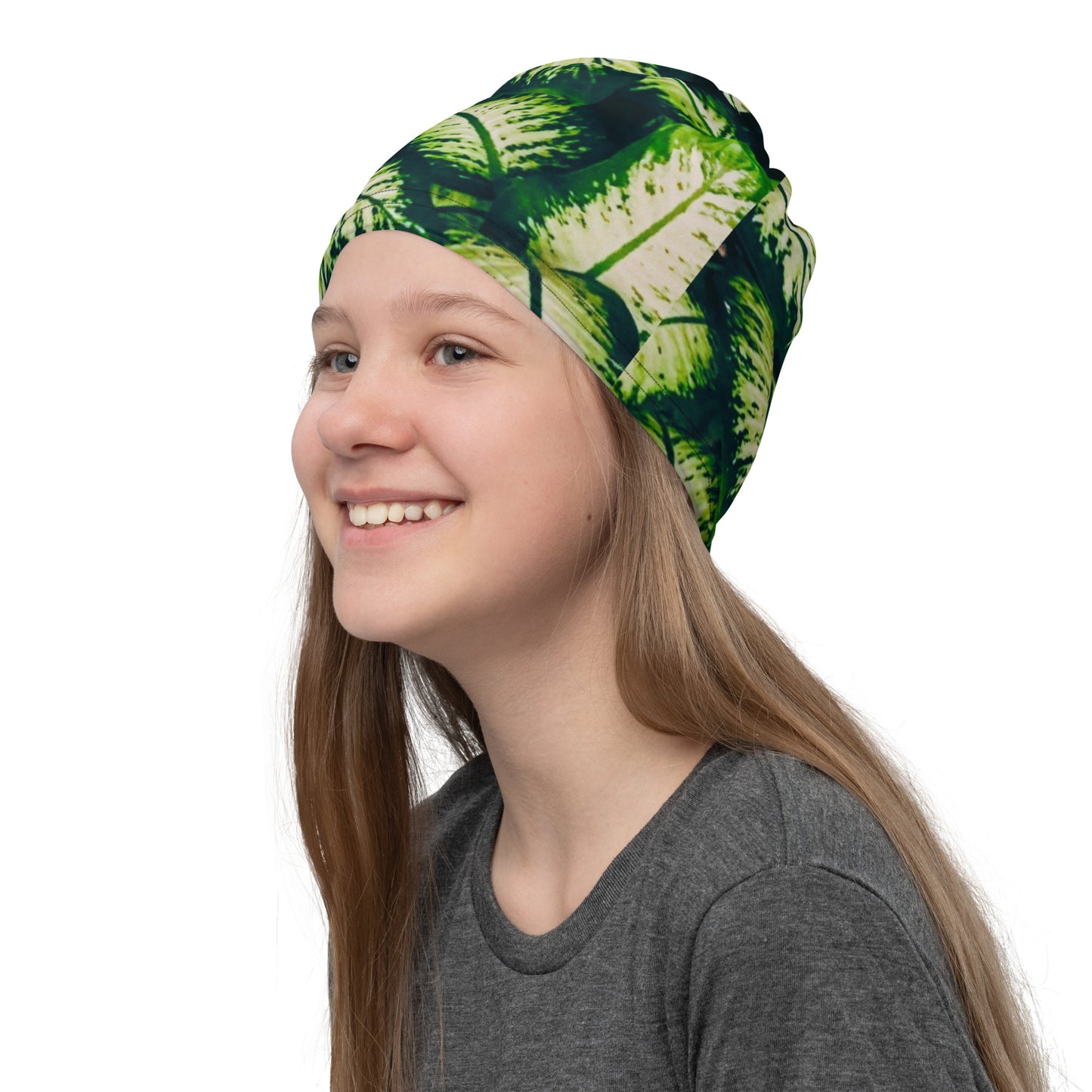 Rainforest Leaves Hat Girls' View