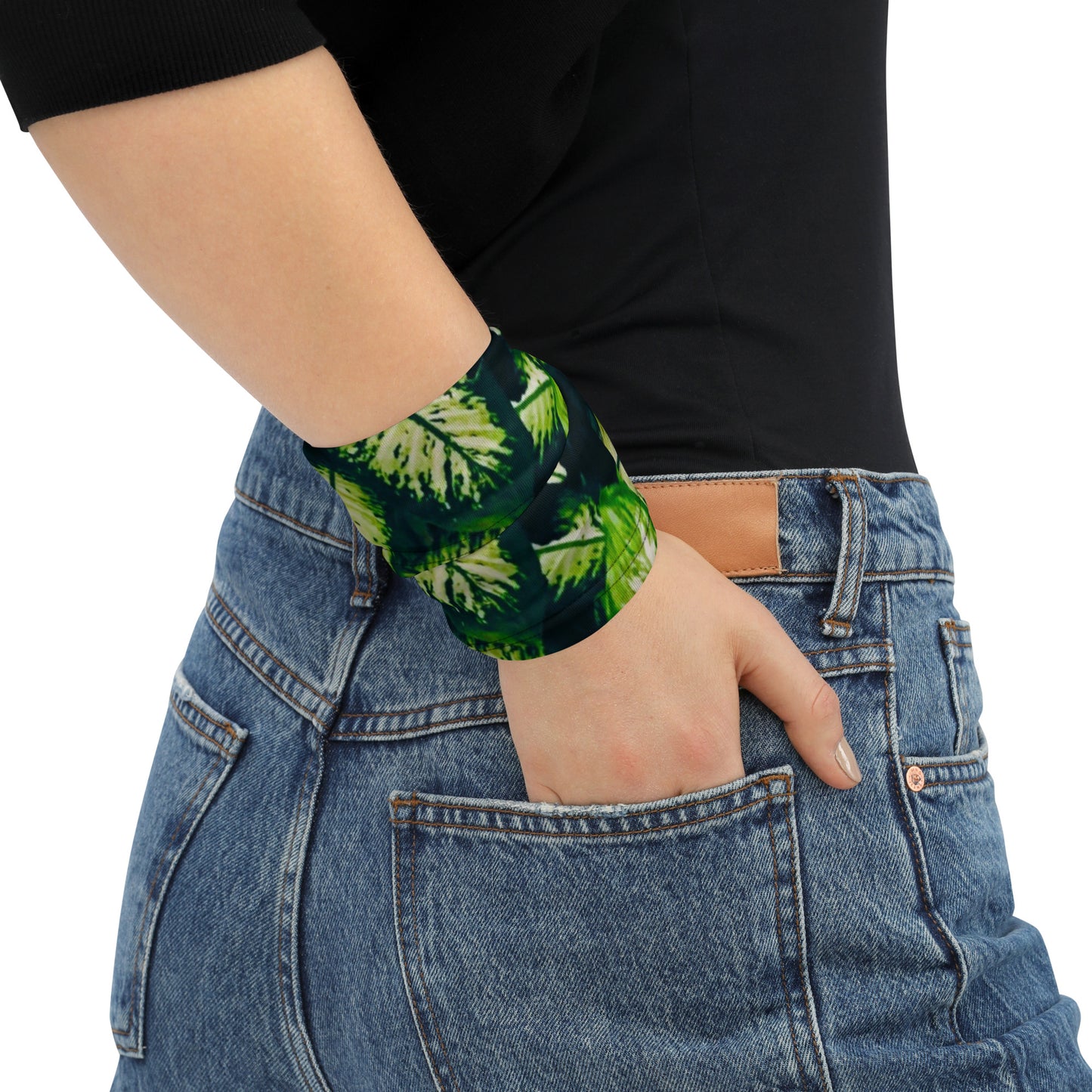 Rainforest Leaves Wristband Women's View