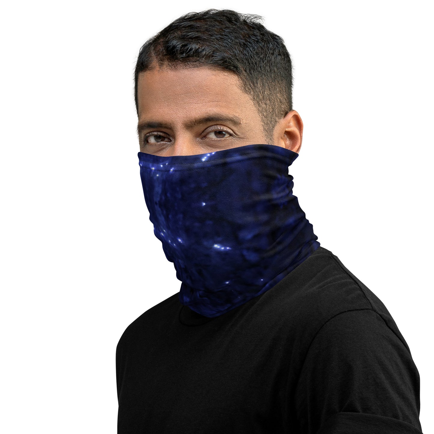 Abstract Galaxy Neck Gaiter Men's View