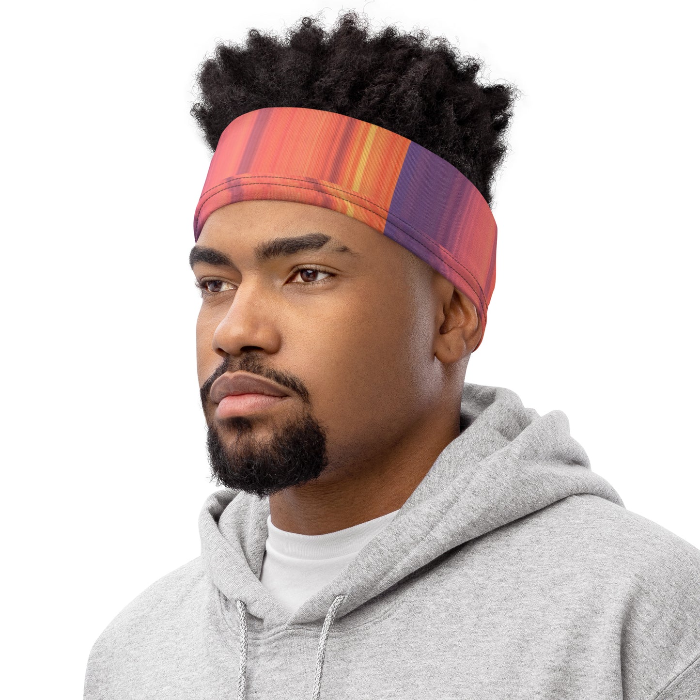 Abstract Sunset Headband Men's View