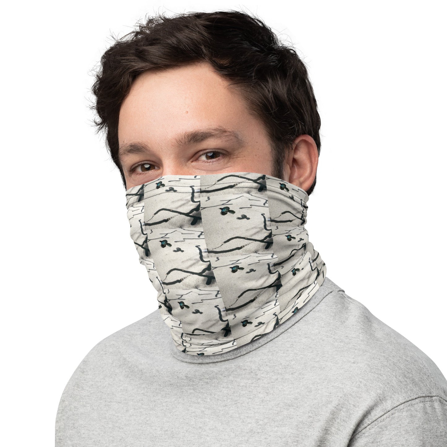 Desert Bird Abstract Neck Gaiter Men's View