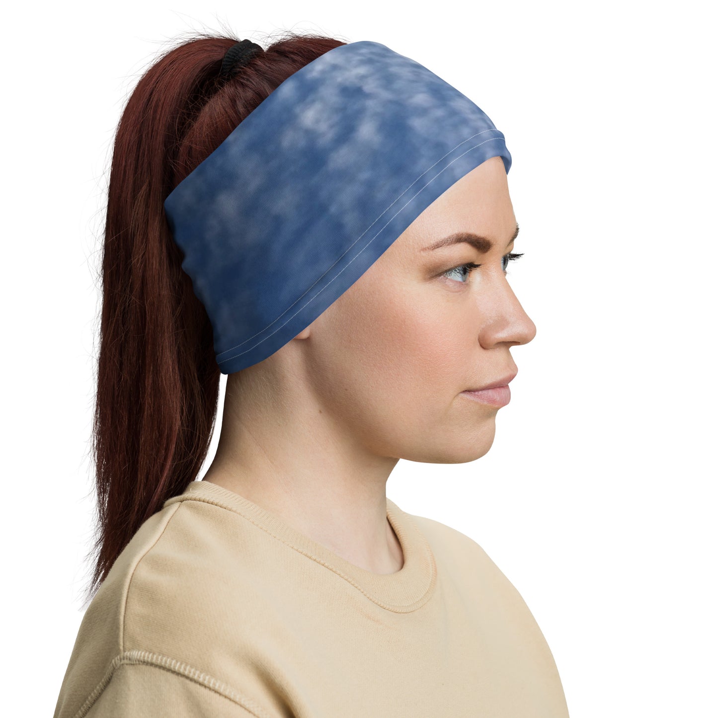 Paintbrush Clouds Head Wrap Women's View