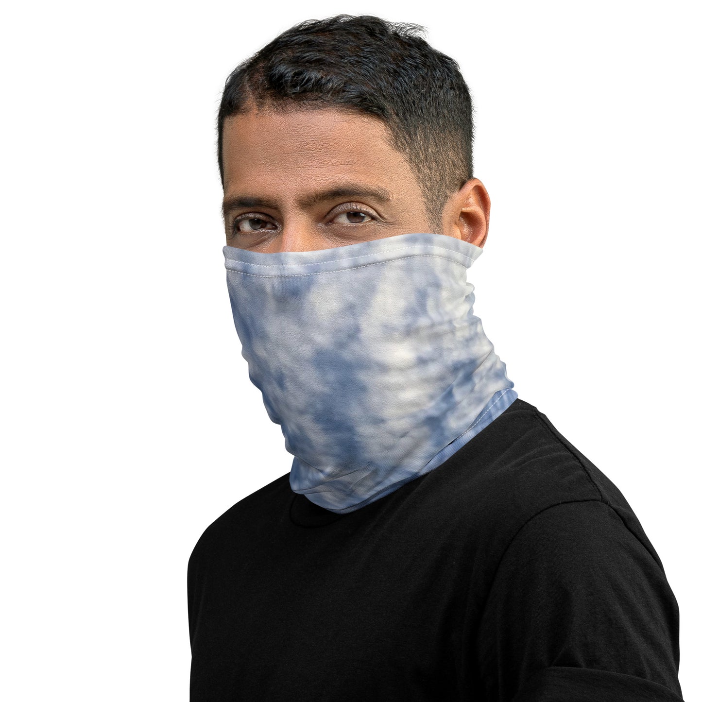 Paintbrush Clouds Neck Gaiter Men's View