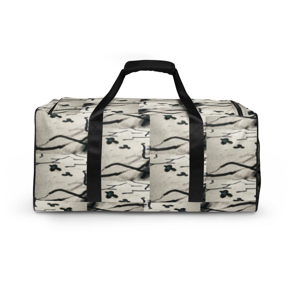 Desert Bird Abstract Duffle Bag Back