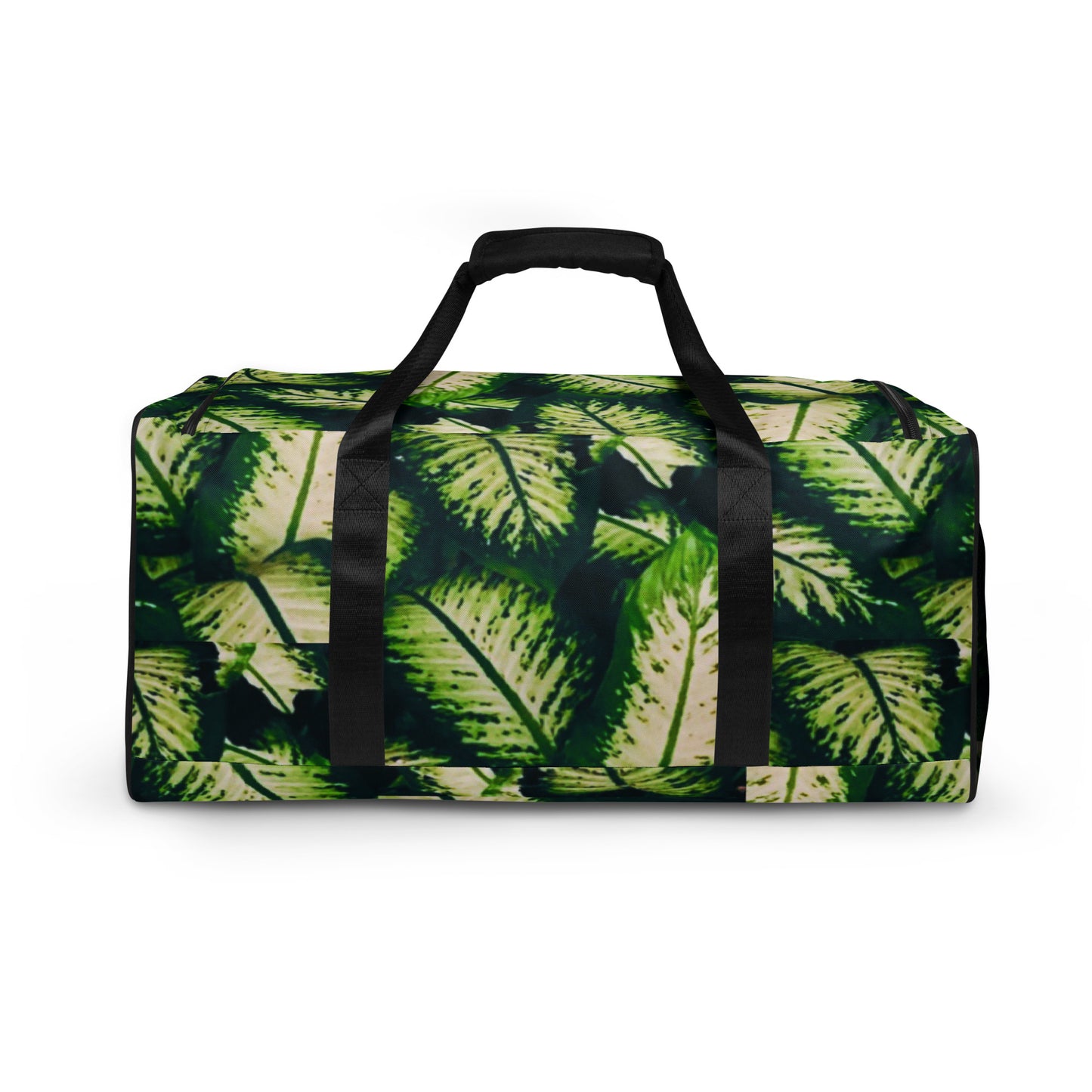 Rainforest Leaves Duffle Bag Back