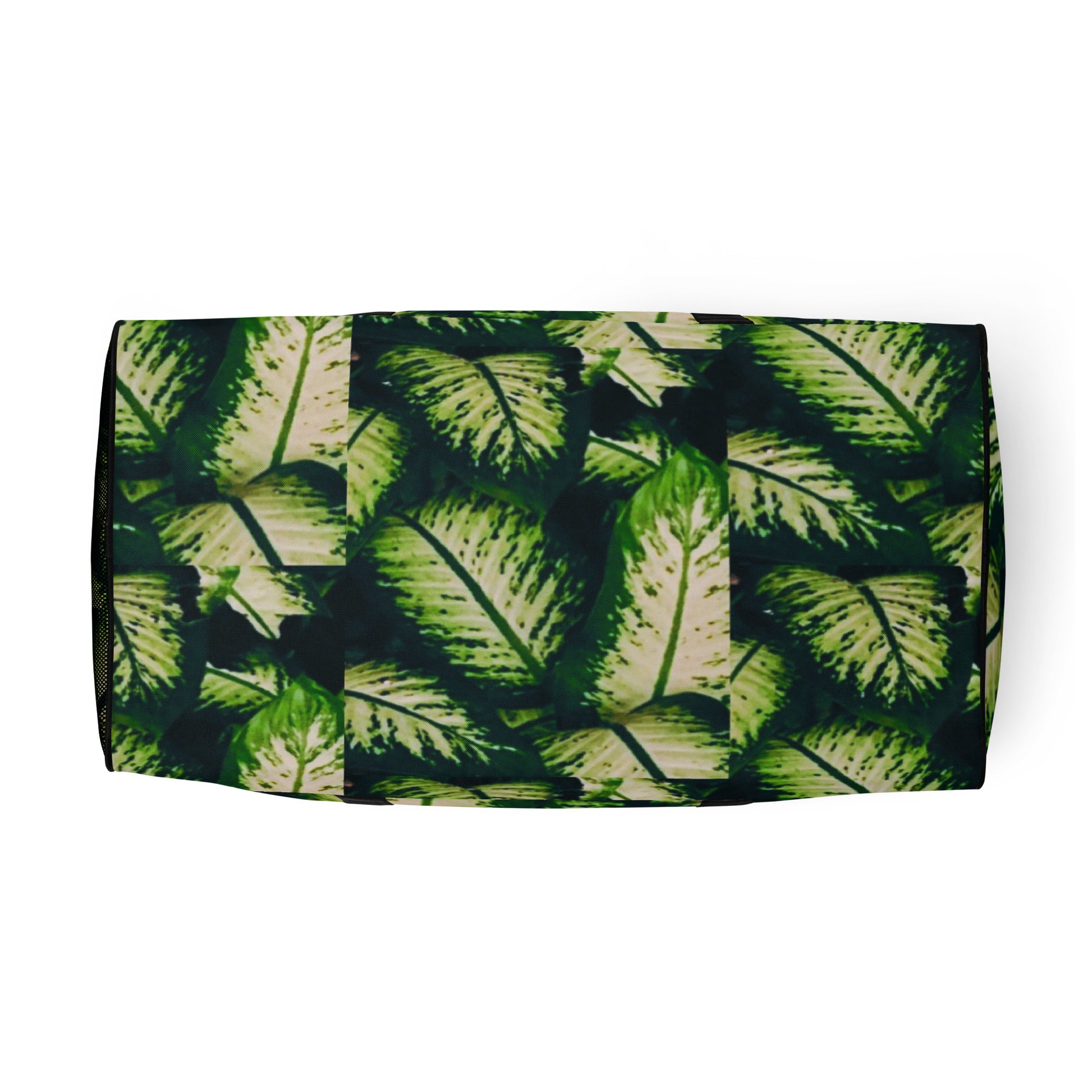 Rainforest Leaves Duffle Bag Bottom