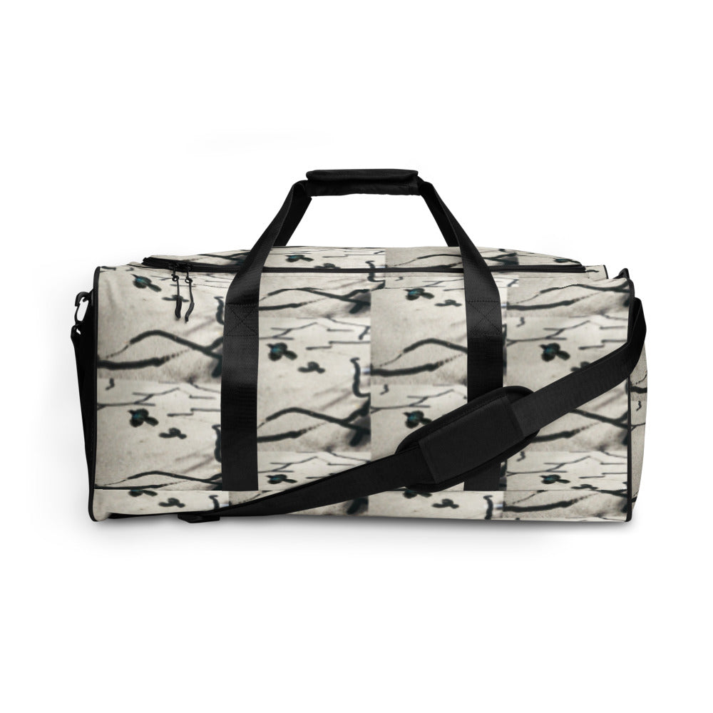 Desert Bird Abstract Duffle Bag Front