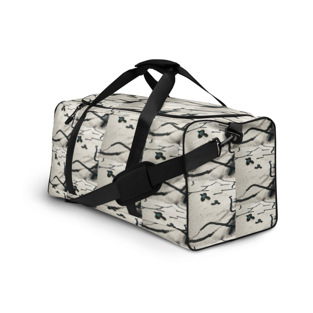 Desert Bird Abstract Duffle Bag Left Front