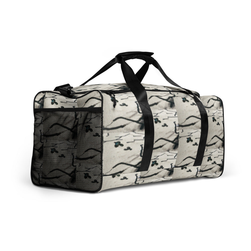 Desert Bird Abstract Duffle Bag Right Front