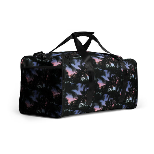 Sunset Palms Camo Duffle Bag Right Front