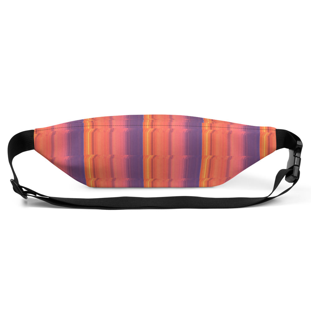 Abstract Sunset Fanny Pack Back