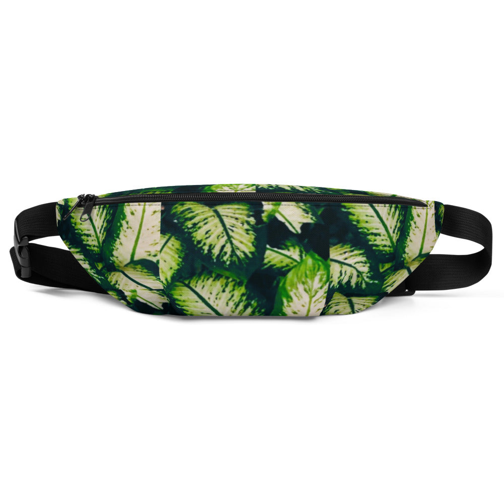 Rainforest Leaves Fanny Pack Front