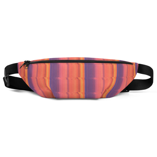 Abstract Sunset Fanny Pack Front