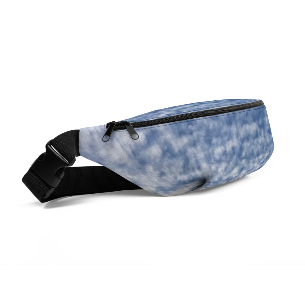 Paintbrush Clouds Fanny Pack 3/4 View