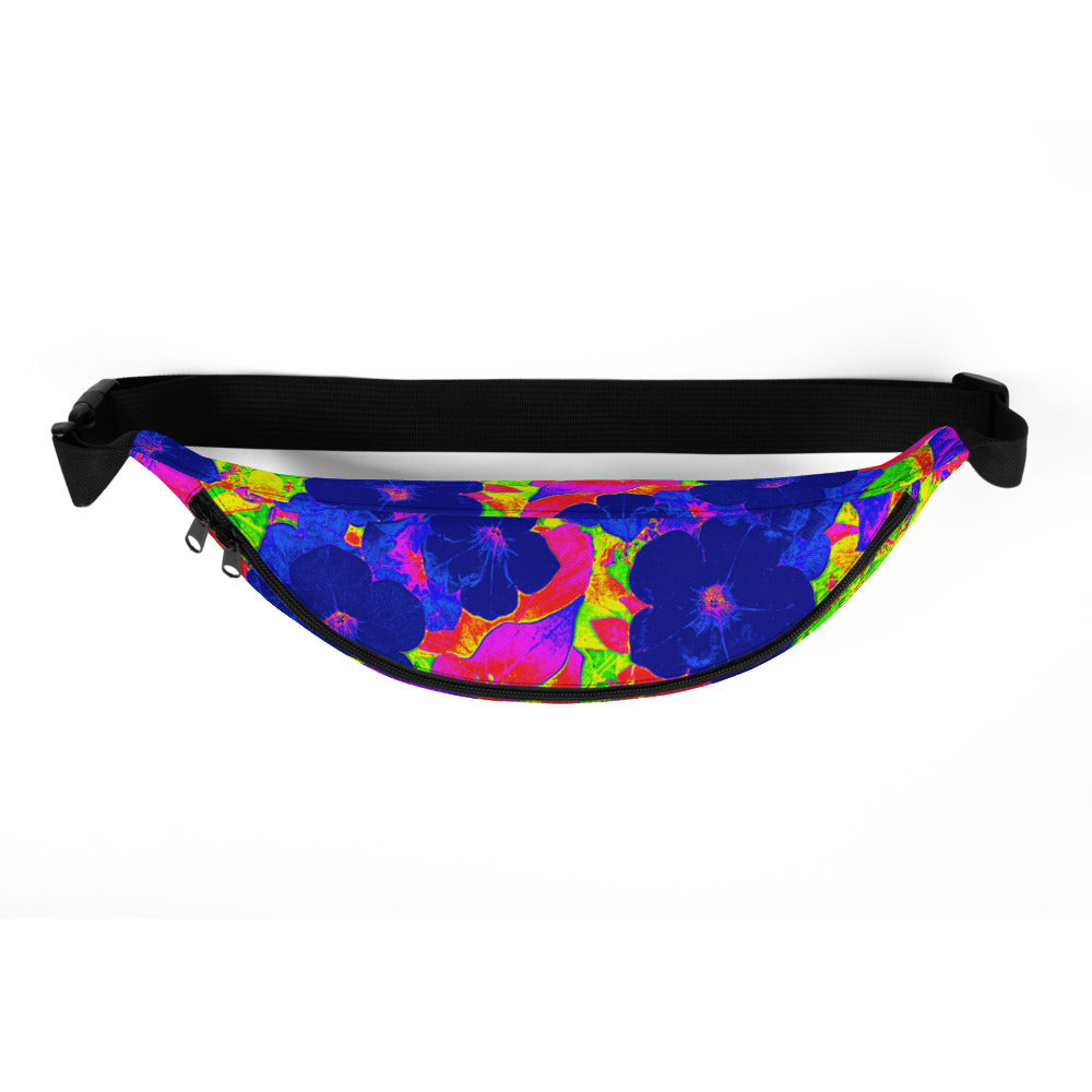 Neon Leaves Fanny Pack Top