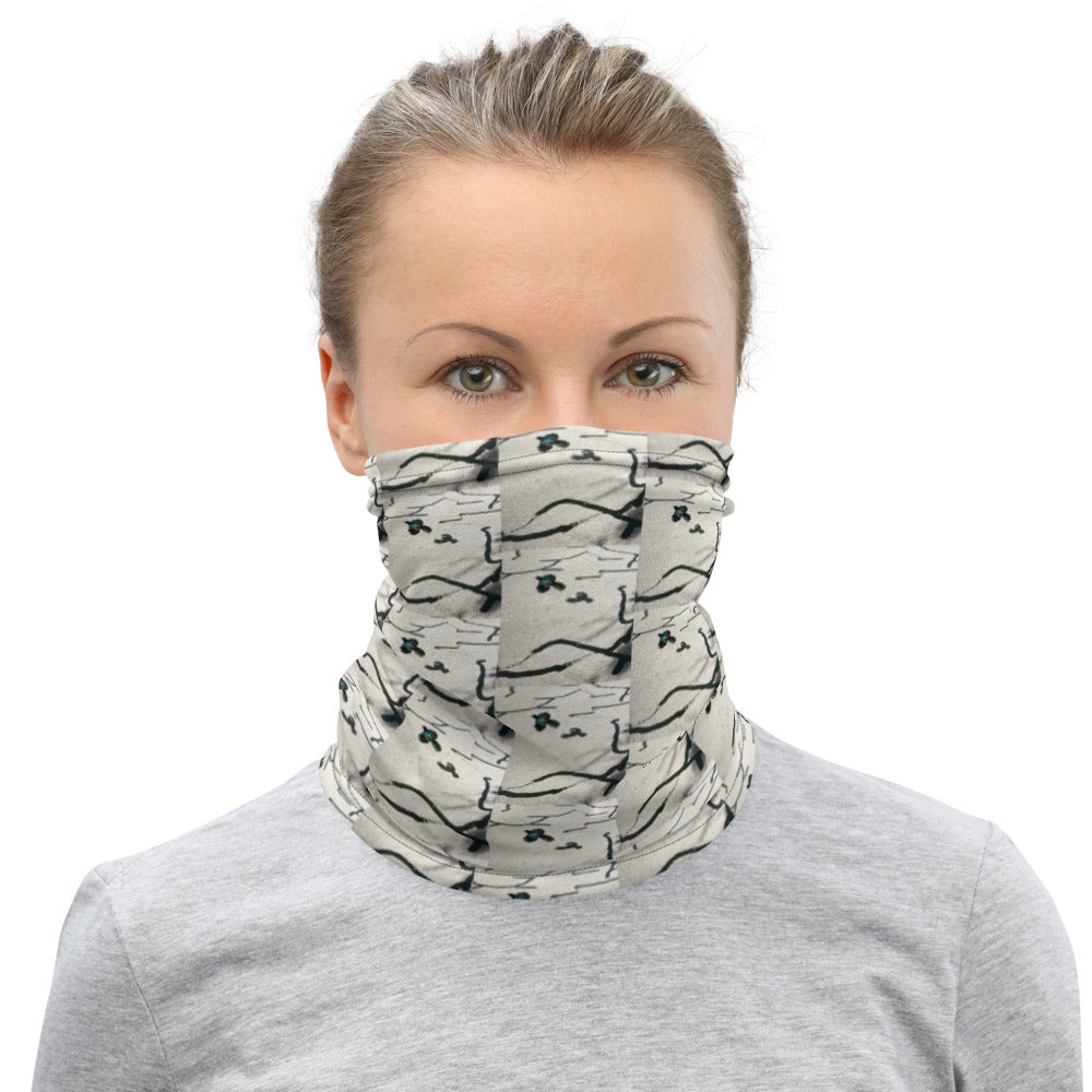 Desert Bird Abstract Neck Gaiter Front