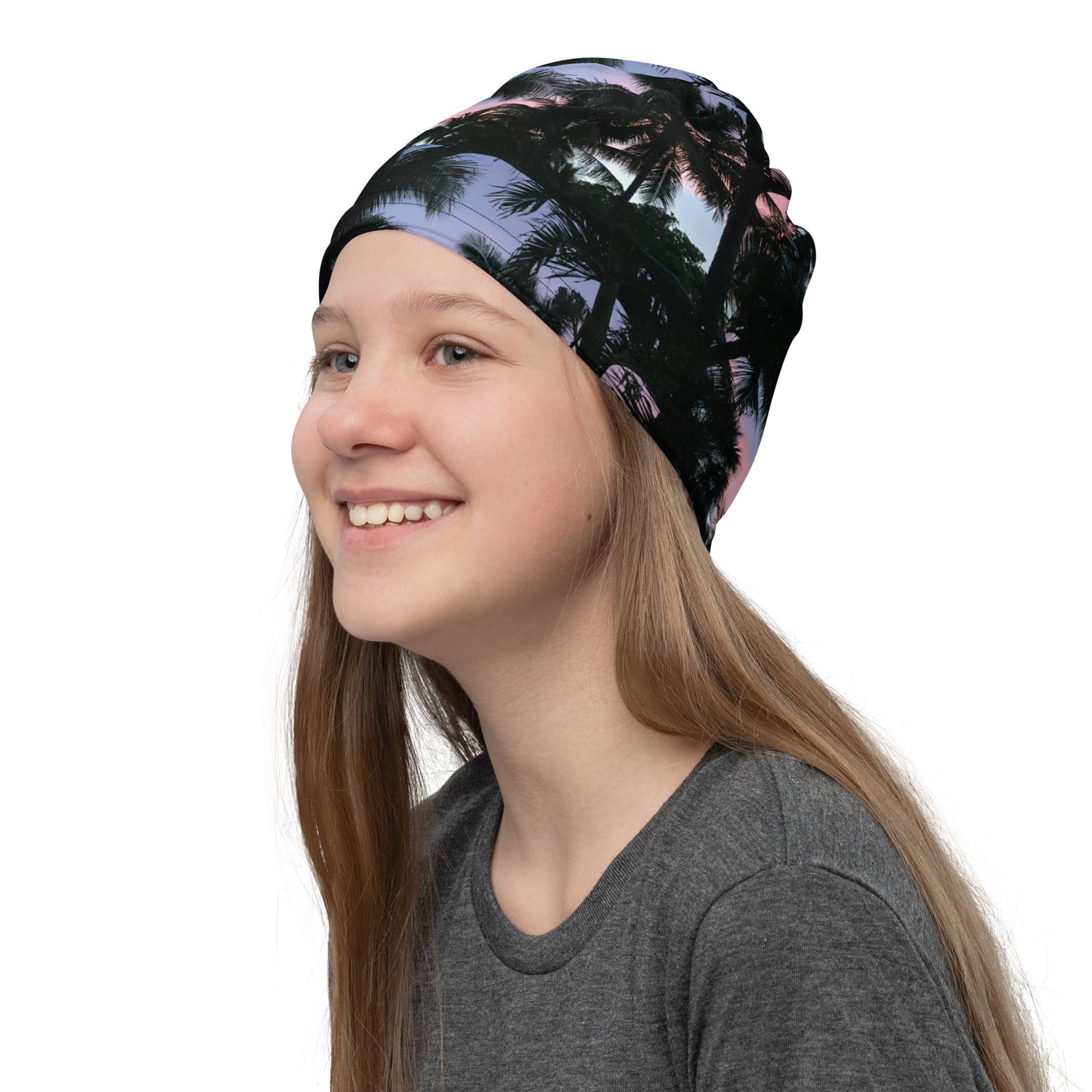 Sunset Palms Camo Hat Girls' View