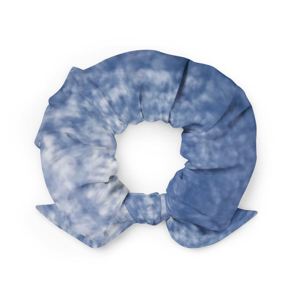 Paintbrush Clouds Scrunchie Back