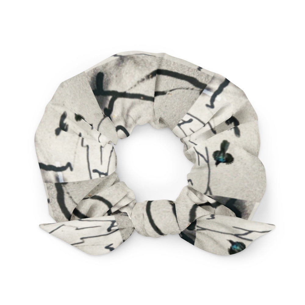 Desert Bird Abstract Scrunchie Front