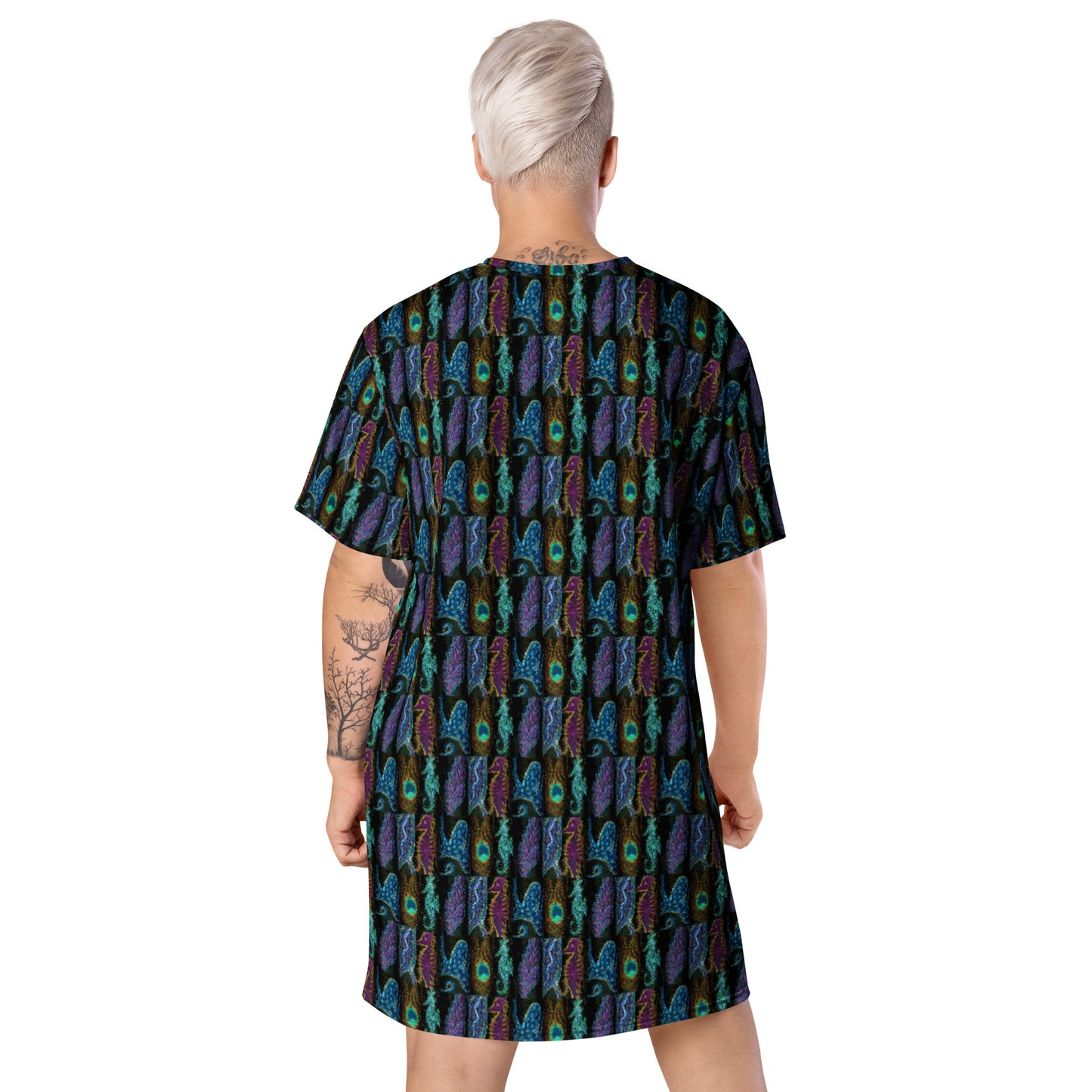 Creatures Camo All-Over Print T-shirt Dress Back