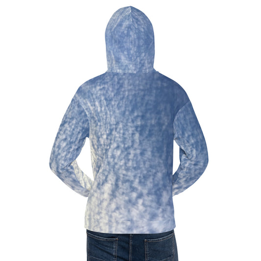 Paintbrush Clouds Hoodie  Back