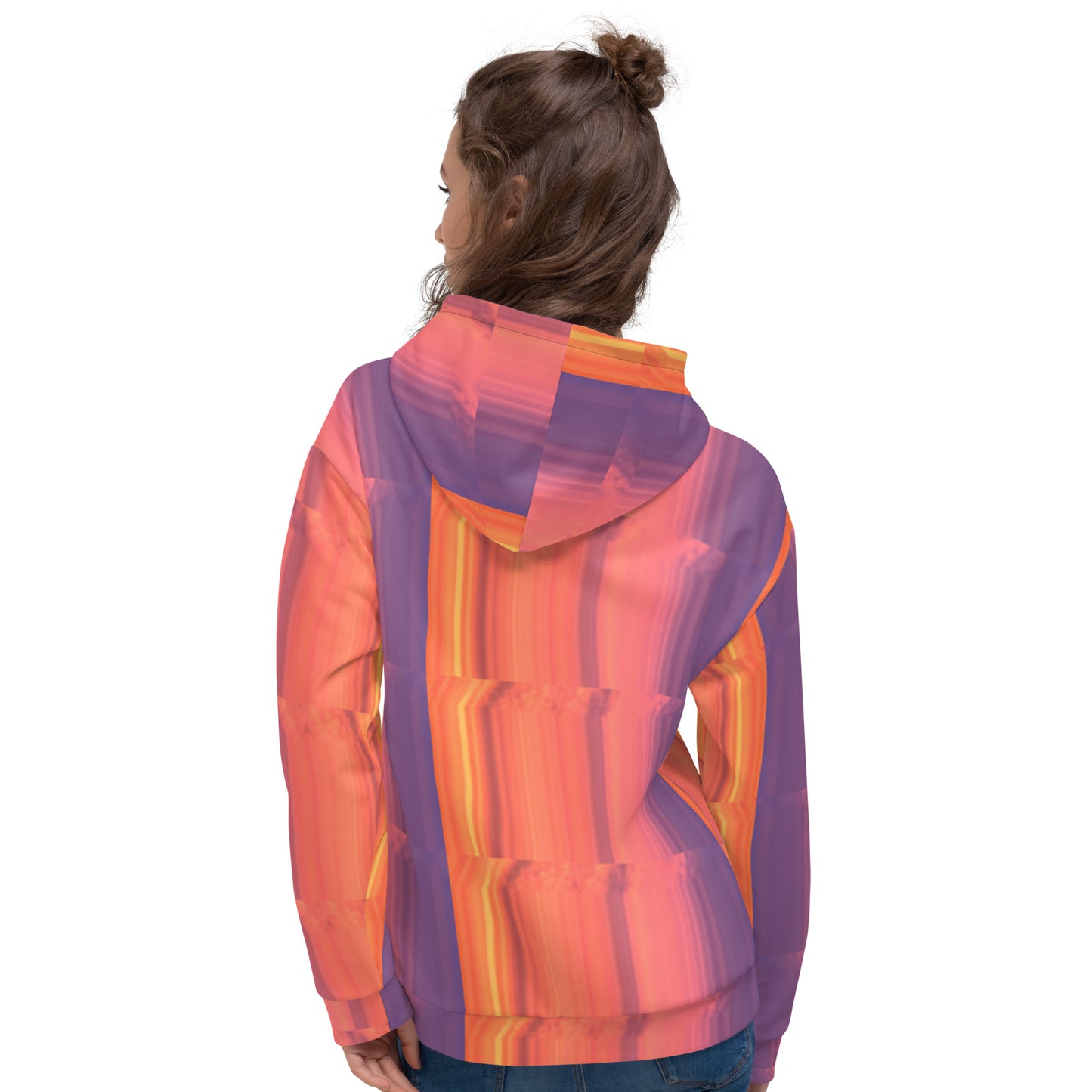 Abstract Sunset All-Over Print Hoodie