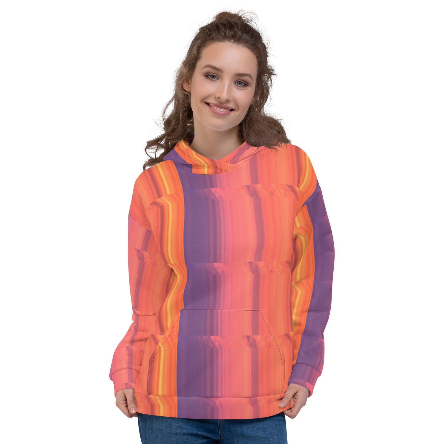 Abstract Sunset All-Over Print Hoodie