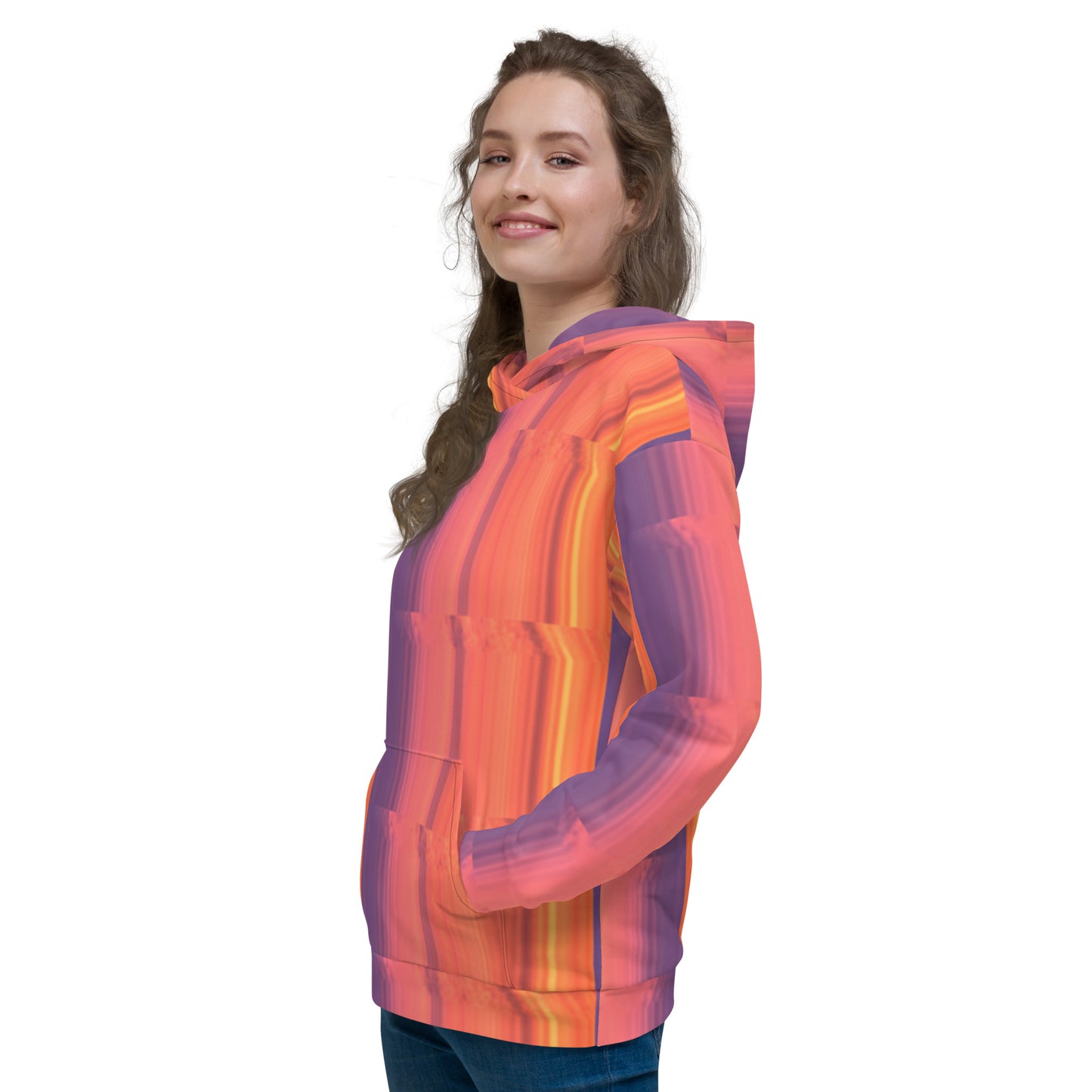 Abstract Sunset All-Over Print Hoodie