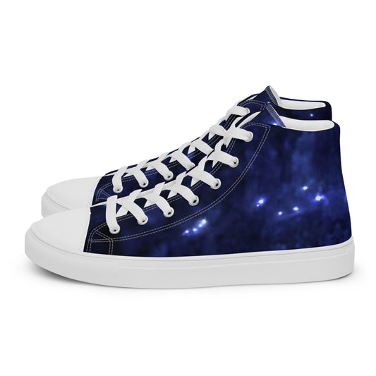 Abstract Galaxy Men's High Tops Left