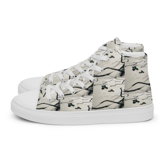 Desert Bird Abstract Men's High Tops Left