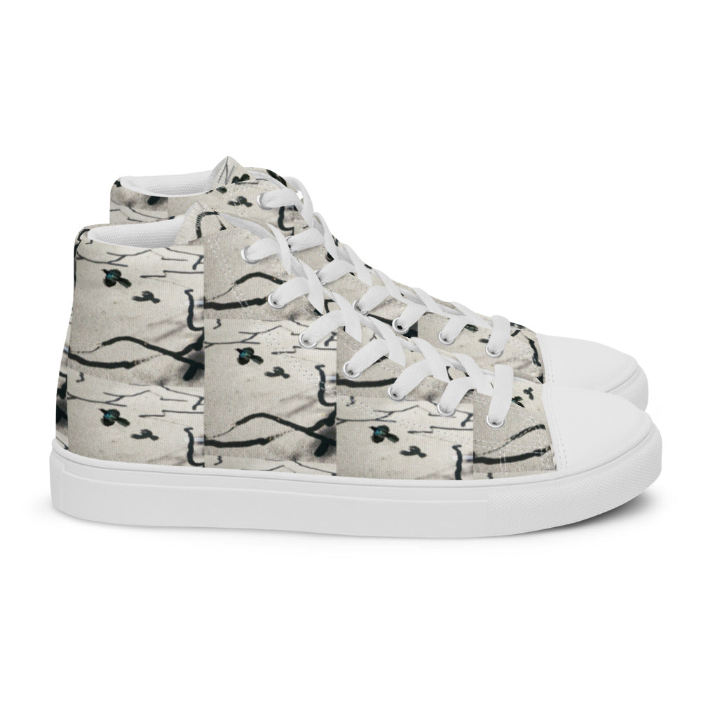 Desert Bird Abstract Men's High Tops Right