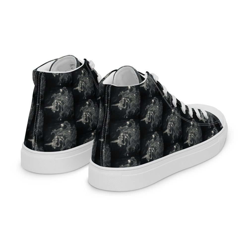 Magical Unicorn Men's High Tops Right Back