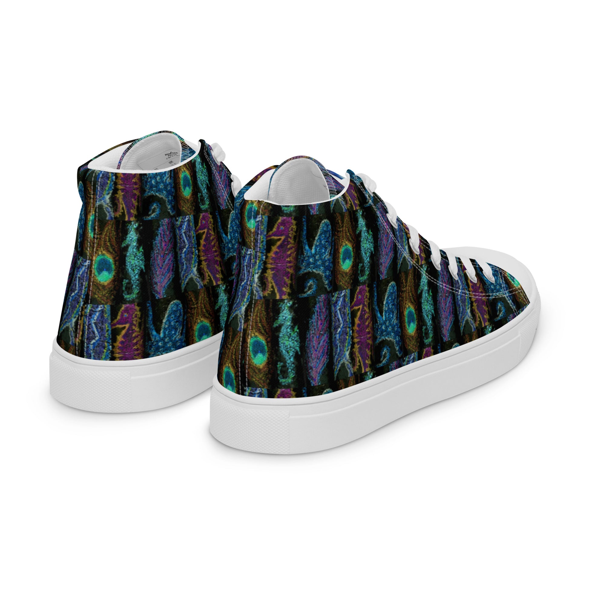 Creatures Camo Men's High Tops Right Back