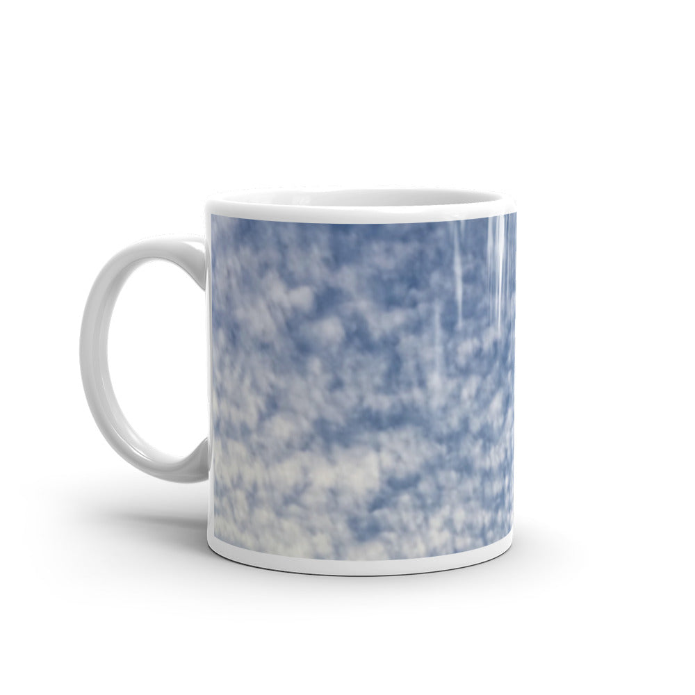 Paintbrush Clouds All-Over Print Mug