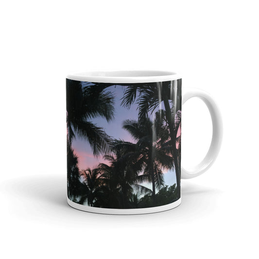 Sunset Palms Mug 11oz Handle Right