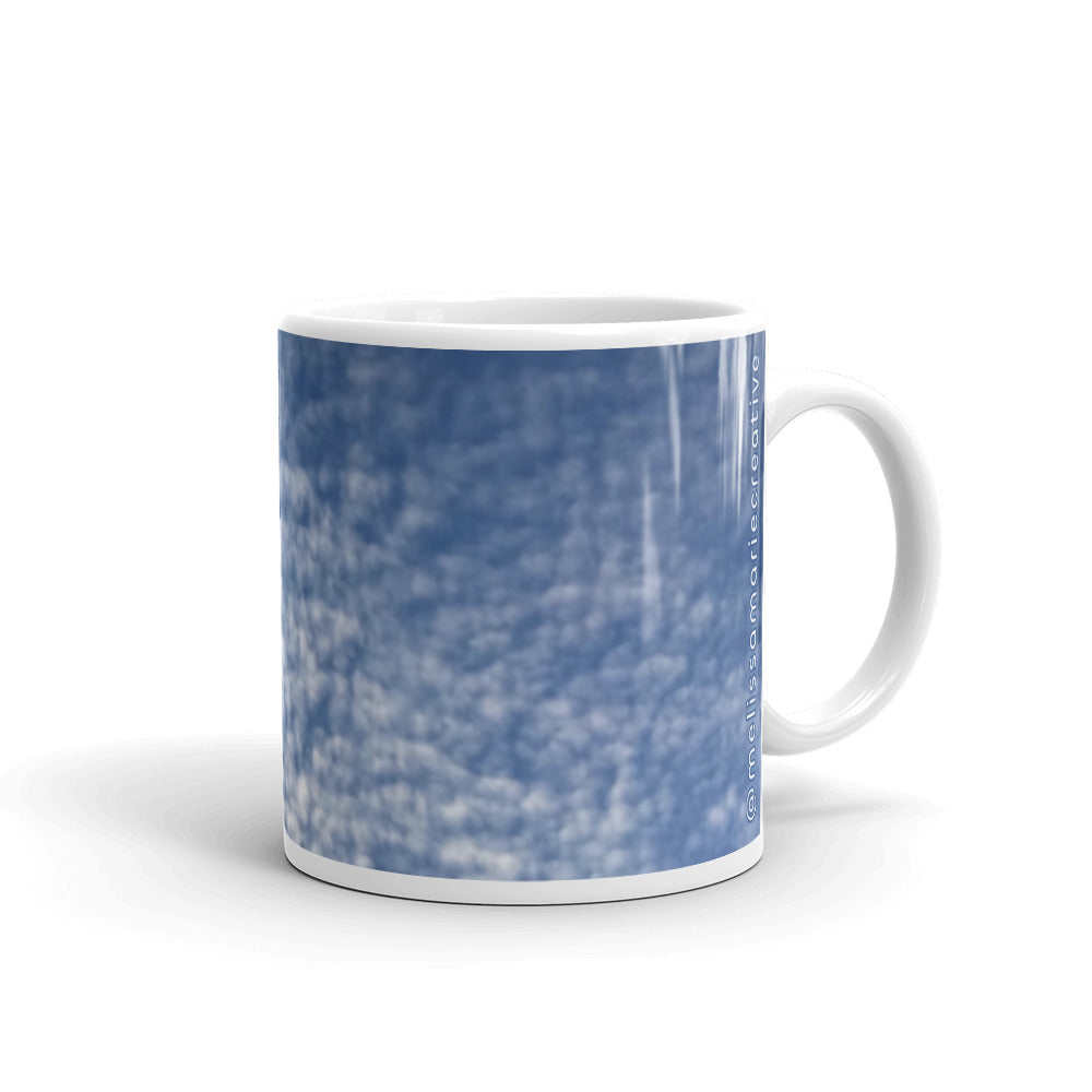 Paintbrush Clouds All-Over Print Mug