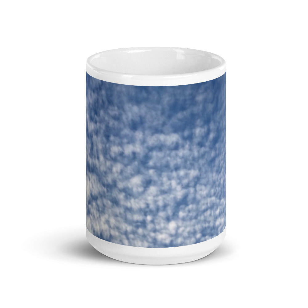 Paintbrush Clouds All-Over Print Mug