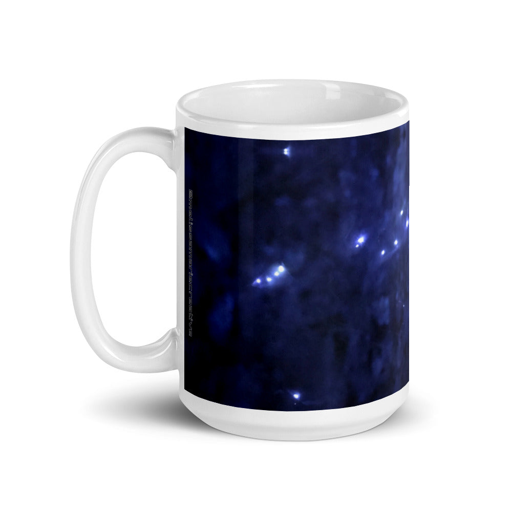 Abstract Galaxy Mug 15oz Handle Left