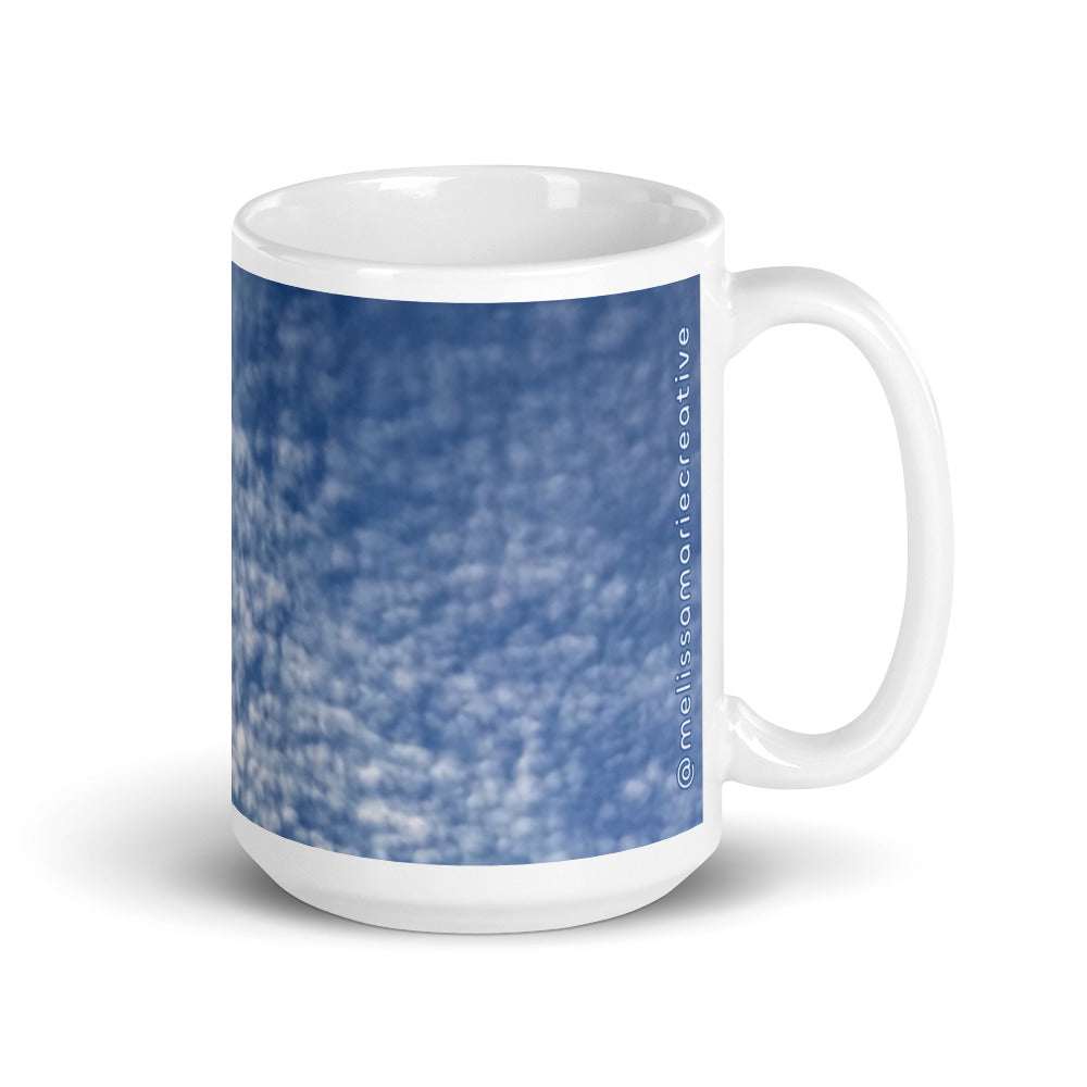 Paintbrush Clouds All-Over Print Mug