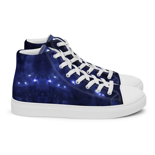 Abstract Galaxy Women's High Tops Right Shoe