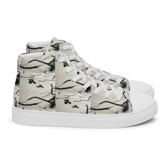 Desert Bird Abstract Women's High Tops  Right Shoe