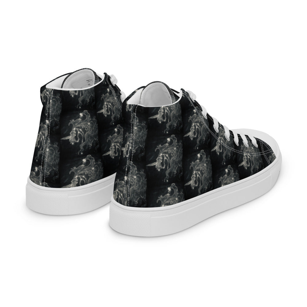 Magical Unicorn Women's High Tops Right Back