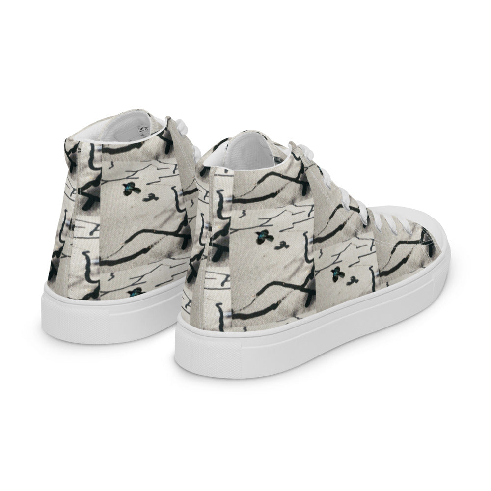 Desert Bird Abstract Women's High Tops Right Back