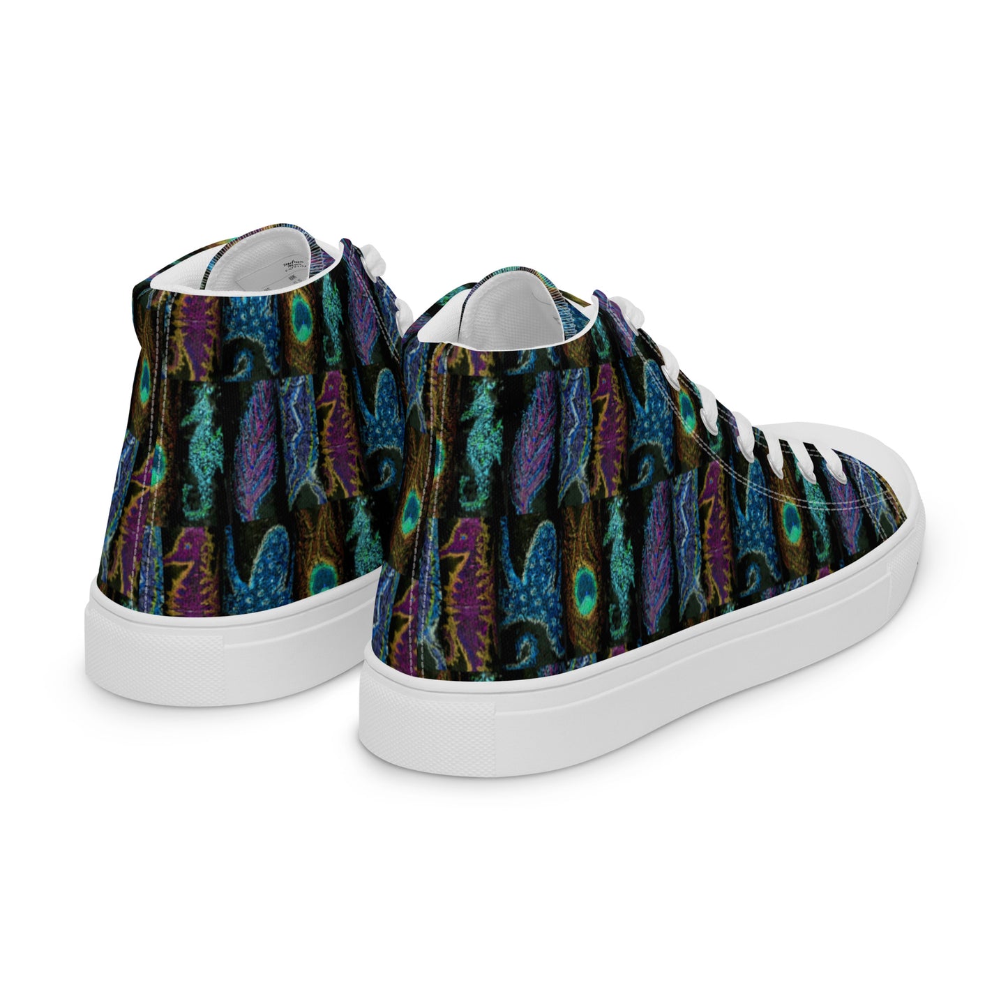 Creatures Camo Women's HIgh Tops Right Back