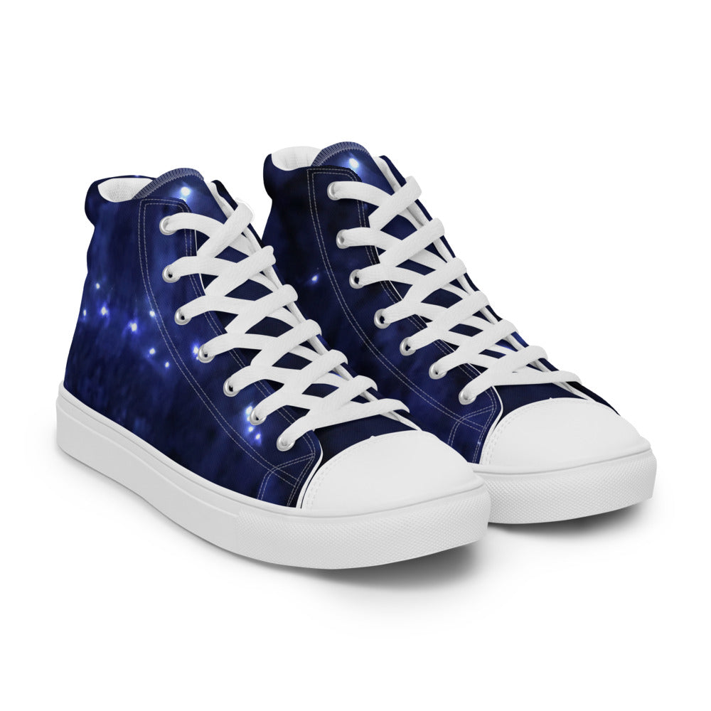 Abstract Galaxy Women's High Tops Right Front